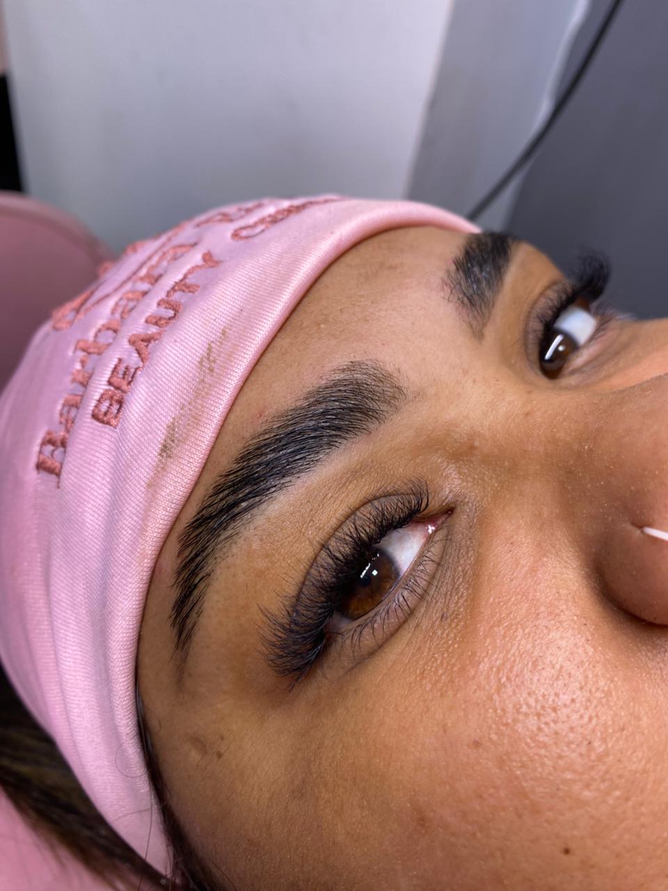 Brown lamination + cílios